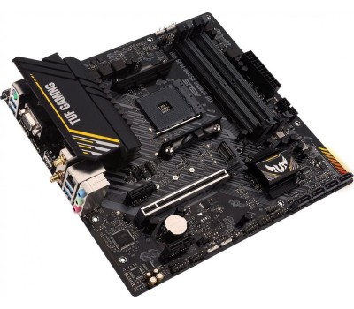 Материнская плата ASUS Материнская плата TUF GAMING A520M-PLUS WIFI, Socket AM4, AMD A520, mATX, Ret