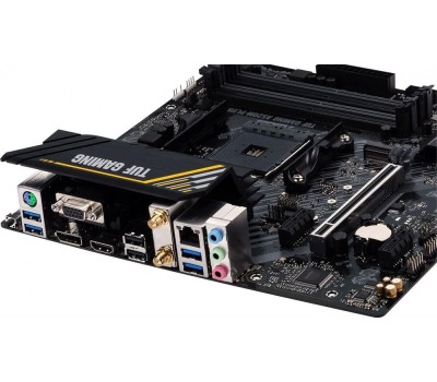 Материнская плата ASUS Материнская плата TUF GAMING A520M-PLUS WIFI, Socket AM4, AMD A520, mATX, Ret