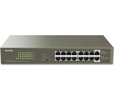 Коммутатор TENDA Коммутатор 16PORT G1116P-16-150W IP-COM