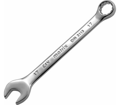 Набор ключей MATRIX Набор ключей комбинированных, 6-19 мм, 8 шт, CrV, полированный хром 15422