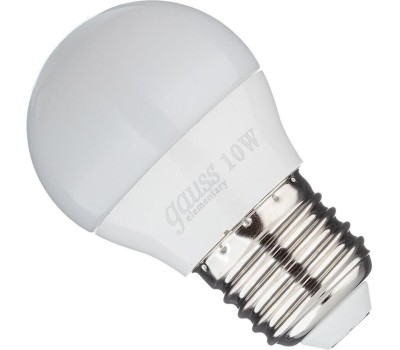 GAUSS Лампа LED E27, шар, 10Вт, одна шт. [53220]