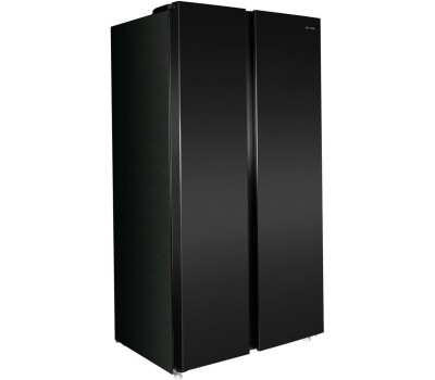 Холодильник MAUNFELD Холодильник двухкамерный MFF177NFBE Total No Frost, Side by Side, инверторный черный