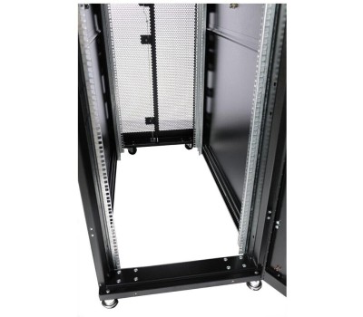 ЦМО Шкаф серверный ШТК-СП-42.6.10-44АА-9005 напольный, перфорированная передняя дверь, 42U, 600x1950x990 мм
