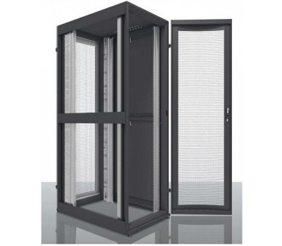 ЦМО Шкаф серверный ШТК-СП-42.6.10-44АА-9005 напольный, перфорированная передняя дверь, 42U, 600x1950x990 мм