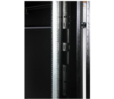ЦМО Шкаф серверный ШТК-СП-42.6.10-44АА-9005 напольный, перфорированная передняя дверь, 42U, 600x1950x990 мм