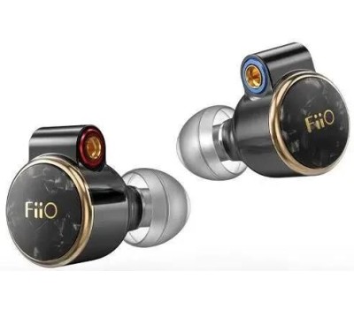 Наушники-вкладыши проводные FIIO Наушники FD3, 3.5 мм, вкладыши, черный/медный [80001656]