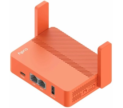 CUDY Роутер TR1200, Wi-Fi 5, AC1200, 2.4/5ГГц, 1 LAN, 1xUSB, красный