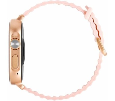 TTEC Умные часы в прямоугольном металлическом корпусе с TFT-экраном диаметром 51 мм Tempus 51mm TFT Screen Rectangular Metal Casing Smart Watch. Цвет: розовое золото