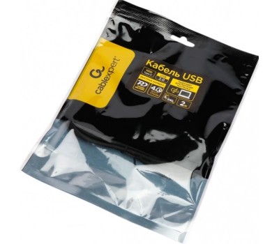Cablexpert Кабель USB2.0 Type-C/Type-C, 5А, 240Вт, PD3.1/QC4.0, медь, 2м, черный, пакет (CC-USB2.0-240W-2M)
