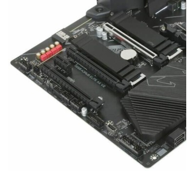 Материнская плата GIGABYTE Материнская плата B550 AORUS ELITE AX V2, Socket AM4, AMD B550, 4xDDR4-3200, HDMI+DP, 3xPCI-Ex16, 1xPCI-Ex1, 4xSATA3(RAID 0/1/10), 2xM.2, 8 Ch Audio, 2.5GLan, WiFi, (2+4)xUSB2.0, (5+2)xUSB3.2, (0+1)xUSB3.2 Type-C™, ATX, RTL {8} 