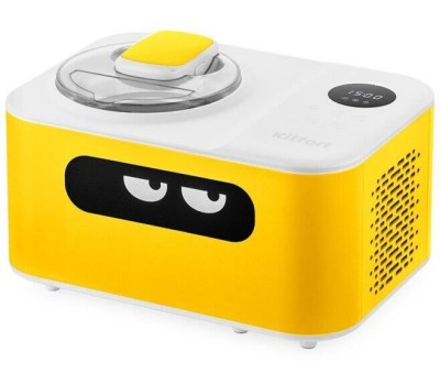 Мороженица KITFORT Мороженица КТ-1829-1, 110Вт, 1200мл, желтый/белый