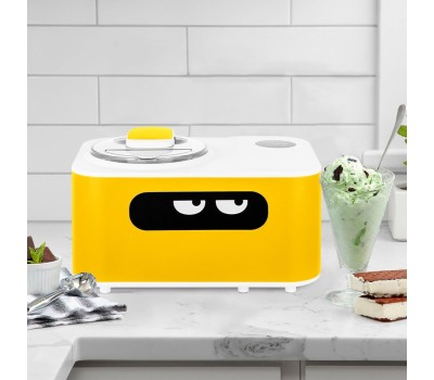 Мороженица KITFORT Мороженица КТ-1829-1, 110Вт, 1200мл, желтый/белый