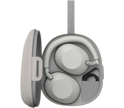 Наушники SONY Наушники WH-1000XM6, 3.5 мм/Bluetooth, мониторные, серебристый [wh1000xm6/sme]