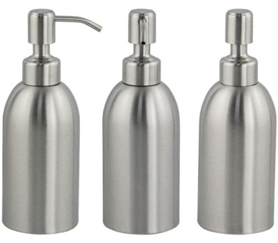 САНАКС - Дозатор для жидкого мыла настольный, 330 мл, конусообразный корпус, из нержавеющей стали SUS 304, цвет САТИН. 22075