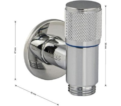 МАГНУС - Кран металлокерамика угловой 1/2