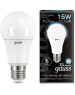 GAUSS Лампа светодиодная A60 16Вт цок.:E27 груша 220B св.свеч.бел.нейт. (упак.:1шт) (102502216)
