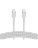 BELKIN Кабель BoostCharge PRO Flex USB-C to USB-C Braided Silicone Cable. Длина: 2м. Цвет: белый