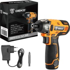 Гайковерт аккумуляторный DEKO DKIS12-Li, 1х1.5Ач 063-4105