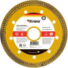 Диск алмазный KRANZ (KR-90-0142) Диск алмазный отрезной ультратонкий 150x22,2x1,6x10 мм