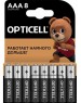 OPTICELL AAA Батарейка Basic LR03, 8 шт