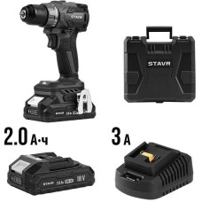 Аккумуляторный шуруповёрт STAVR SDD 18BL-2K