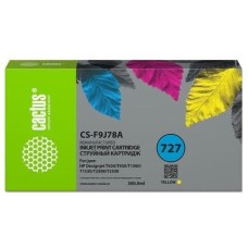 Картридж CACTUS Картридж CS-F9J78A, 727 XXL, желтый / CS-F9J78A