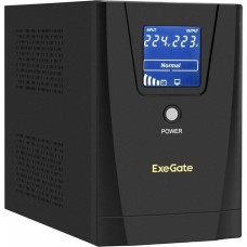 ИБП Exegate EX292799RUS ИБП ExeGate SpecialPro Smart LLB-1500.LCD.AVR.2SH.3C13 <1500VA/950W, LCD, AVR, 2*Schuko+3*C13, съемн.кабель, металлический корпус, Black>