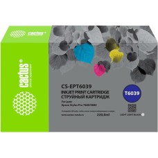 Картридж CACTUS Картридж CS-EPT6039, T6039, светло-серый пигментный / CS-EPT6039