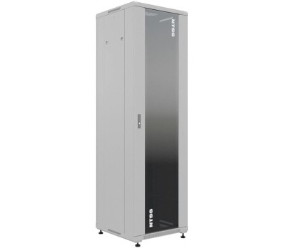 NTSS Шкаф коммутационный Премиум ( -R32U6060GS) напольный 32U 600x600мм пер.дв.стекл металл 900кг серый 510мм 63.2кг 1542мм IP20 сталь