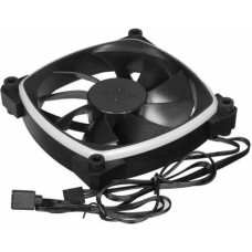 MONTECH Вентилятор AX120 120мм, 4-pin, 1600об/мин, 27 дБ, ARGB, черный, Ret [ax120 pwm black]