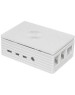 Корпус для ПК ACD Корпус RA595 White Injection Molding Case Supporting 3007 Fans for Raspberry 4B