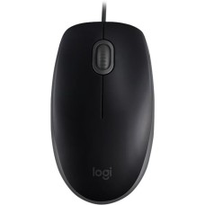 Мышь LOGITECH Мышь проводная M110 Silent (Бесшумная) черный (USB, 1000dpi, 3but) (910-005502)