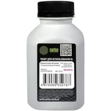 Тонер CACTUS Тонер CS-TKYCUM-50, для Kyocera Color Universal TK-5хх/5270/8xx/8115/8305, пурпурный, 50грамм, флакон