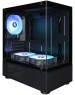 Корпус для ПК 1STPLAYER MIKU Mi2-A ARGB Black / mATX / 3x120mm ARGB fans / Mi2-A-BK-2FC7R-1FC7