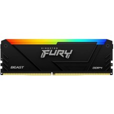 KINGSTON Модуль памяти 16GB DDR4 3200MHz DIMM FURY Beast Black RGB XMP CL16, 1.35V 288-pin Non-ECC