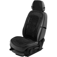 Накидка на сидение AVS Накидка массажная M2409-BL (с поддержкой) шарики (Черный), 1 шт