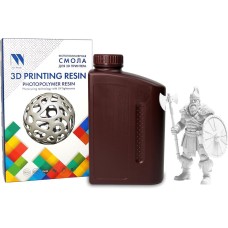 NV PRINT Фотополимерная смола NVPRINT Toughness Resin White для 3D печати 1 кг (бут)