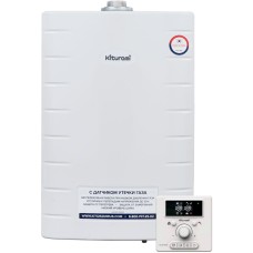 Котел газовый KITURAMI Котел газовый World Alpha-24 настенный, 2 конт., закр.кам.сгор. с выносным п/у
