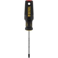 DENZEL Отвертка, PH2х100 мм, S2, 3к рукоятка 121787