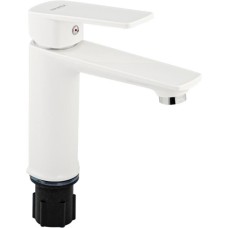 BRIMIX - Смеситель для раковины, шаровый, из высокопрочного АБС пластика, премиум, цвет БЕЛЫЙ. 5999-V