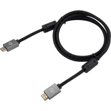 DIGMA Кабель аудио-видео HDMI (m)/HDMI (m) 1.5м. феррит.кольца позолоч.конт. черный (D-HDMI-2FF-V2.0-1.5M)