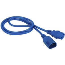 LANMASTER Шнур питания LAN-PP13/14-5.0-BL C13-С14 проводник.:3x0.75мм2 5м 220В 10А синий