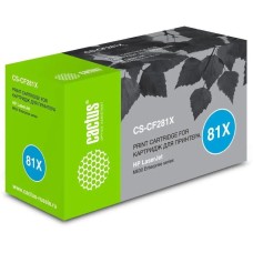 CACTUS Картридж лазерный CS-CF281X CF281X черный (25000стр.) для HP LJ Ent M630/M605dn/M606dn/M605x