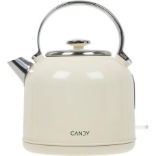 CANDY Чайник электрический CK-205 1.7л. 2200Вт слоновая кость корпус: нерж.сталь (FM04W2D00RU)