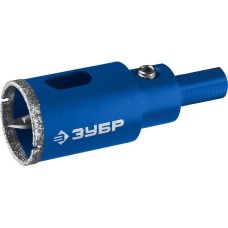 ЗУБР Коронка 29850-24 по каф/стекл Д=24мм (1пред.) для шуруповертов/дрелей