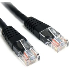 LANMASTER Патч-корд TWT-45-45-0.15-BK RJ-45 вил.-вилка RJ-45 кат.5E 0.15м черный ПВХ (уп.:1шт)