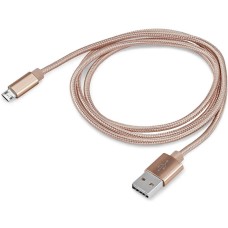 BURO Кабель Braided BHP RET MICUSB-BR USB (m)-micro USB (m) 1м золотистый