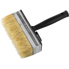 ЗУБР 5 х 15 см, светлая натуральная щетина, пластмассовый корпус, все виды ЛКМ, макловица (01802-15)