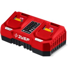 ЗУБР 20 В, 2 порта, 2 х 3 А, зарядное устройство для LMS АКБ (БЗУ-20-2)