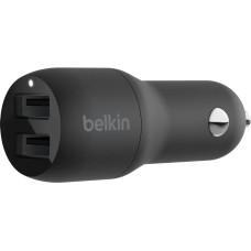 BELKIN Автомобильное зарядное устройство 2 x USB-A, 12Вт x 2, черный (CCB001btBK)